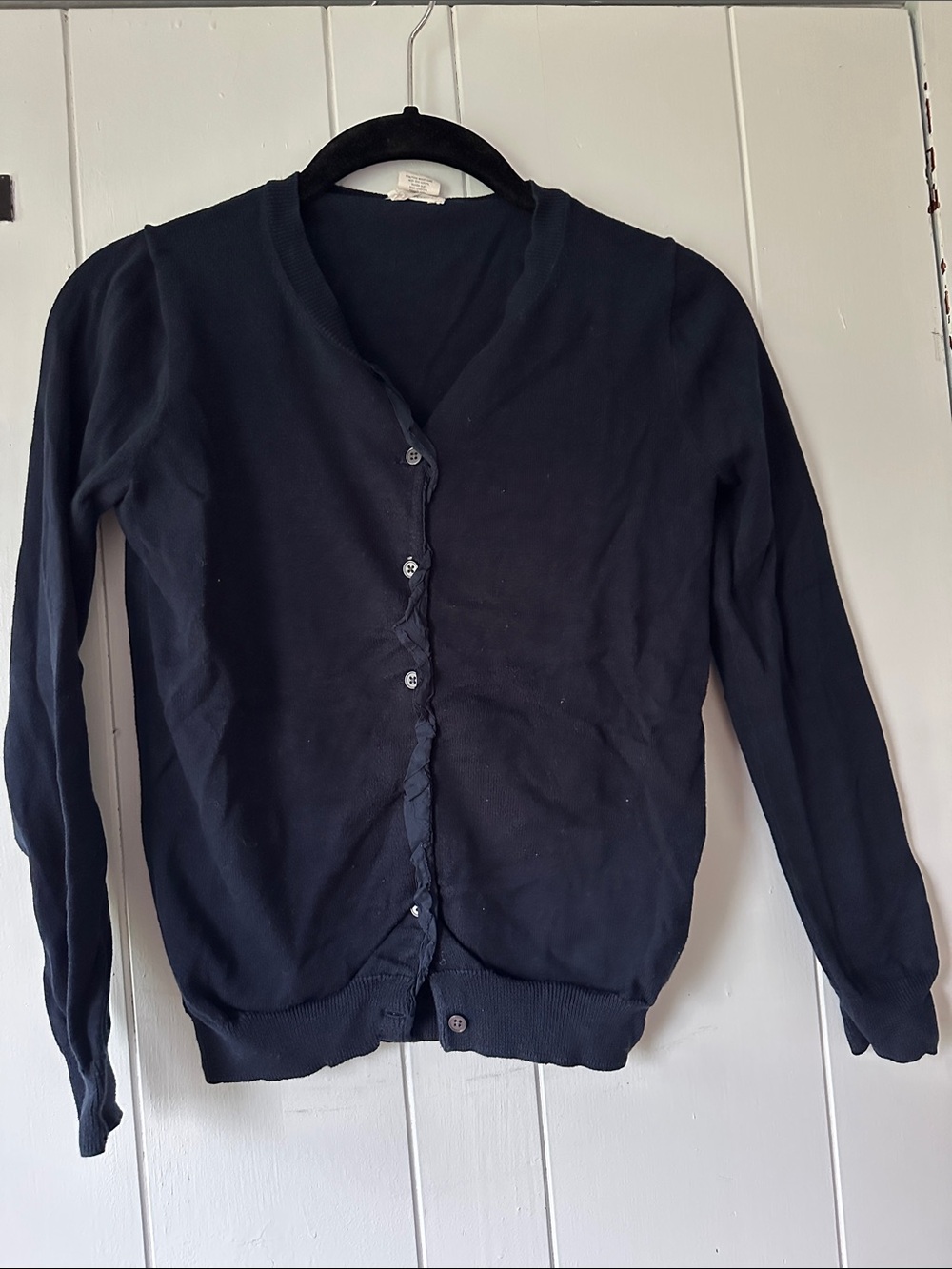 Crewcuts navy cardigan